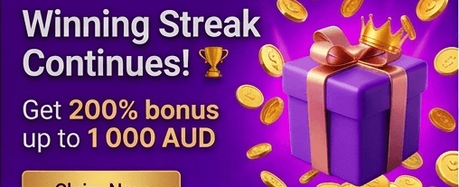 Aussie Welcome Mega Match promotional offer